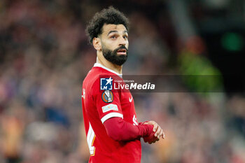 2024-03-14 - Liverpool forward Mohamed Salah during the UEFA Europa League, Round of 16, second leg football match between Liverpool and Sparta Prague on 14 March 2024 at Anfield stadium in Liverpool, England - FOOTBALL - EUROPA LEAGUE - LIVERPOOL V SPARTA PRAGUE - UEFA EUROPA LEAGUE - SOCCER