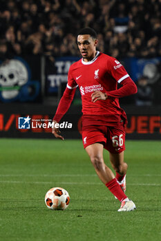 2024-04-18 - Trent Alexander-Arnold of Liverpool FC during the UEFA Europa League quarter finals second leg match between Atalanta BC and Liverpool FC on Avril 18, 2024 at Gewiss stadium in Bergamo, Italy. Credit: Tiziano Ballabio - ATALANTA BC VS LIVERPOOL FC - UEFA EUROPA LEAGUE - SOCCER