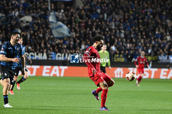 2024-04-18 - Mohamed Salah of Liverpool FC during the UEFA Europa League quarter finals second leg match between Atalanta BC and Liverpool FC on Avril 18, 2024 at Gewiss stadium in Bergamo, Italy. Credit: Tiziano Ballabio - ATALANTA BC VS LIVERPOOL FC - UEFA EUROPA LEAGUE - SOCCER