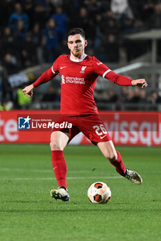 2024-04-18 - Andy Robertson of Liverpool FC during the UEFA Europa League quarter finals second leg match between Atalanta BC and Liverpool FC on Avril 18, 2024 at Gewiss stadium in Bergamo, Italy. Credit: Tiziano Ballabio - ATALANTA BC VS LIVERPOOL FC - UEFA EUROPA LEAGUE - SOCCER