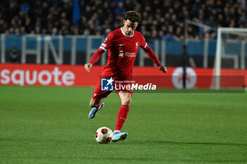 2024-04-18 - Curtis Jones of Liverpool FC during the UEFA Europa League quarter finals second leg match between Atalanta BC and Liverpool FC on Avril 18, 2024 at Gewiss stadium in Bergamo, Italy. Credit: Tiziano Ballabio - ATALANTA BC VS LIVERPOOL FC - UEFA EUROPA LEAGUE - SOCCER