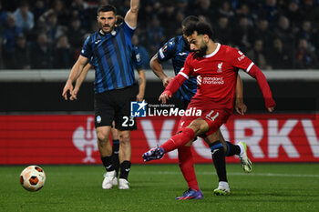 2024-04-18 - Mohamed Salah of Liverpool FC during the UEFA Europa League quarter finals second leg match between Atalanta BC and Liverpool FC on Avril 18, 2024 at Gewiss stadium in Bergamo, Italy. Credit: Tiziano Ballabio - ATALANTA BC VS LIVERPOOL FC - UEFA EUROPA LEAGUE - SOCCER