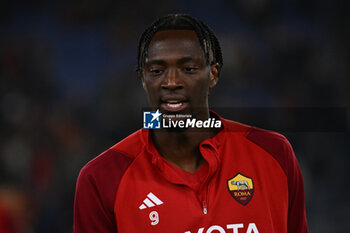 2024-04-18 - Tammy Abraham of A.S. Roma during the UEFA Europa League Quarter-final second Leg match, between A.S. Roma vs A.C. Milan at the Olympic Stadium on April 18, 2024 in Rome, Italy. - AS ROMA VS AC MILAN - UEFA EUROPA LEAGUE - SOCCER