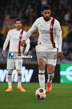 2024-04-18 - Ruben Loftus-Cheek of A.C. Milan during the UEFA Europa League Quarter-final second Leg match, between A.S. Roma vs A.C. Milan at the Olympic Stadium on April 18, 2024 in Rome, Italy. - AS ROMA VS AC MILAN - UEFA EUROPA LEAGUE - SOCCER