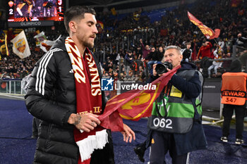 2024-04-18 - Lorenzo Pellegrini of A.S. Roma during the UEFA Europa League Quarter-final second Leg match, between A.S. Roma vs A.C. Milan at the Olympic Stadium on April 18, 2024 in Rome, Italy. - AS ROMA VS AC MILAN - UEFA EUROPA LEAGUE - SOCCER