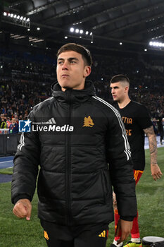 2024-04-18 - Paulo Dybala of A.S. Roma during the UEFA Europa League Quarter-final second Leg match, between A.S. Roma vs A.C. Milan at the Olympic Stadium on April 18, 2024 in Rome, Italy. - AS ROMA VS AC MILAN - UEFA EUROPA LEAGUE - SOCCER