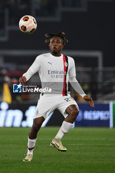 2024-04-18 - Samuel Chukwueze of A.C. Milan during the UEFA Europa League Quarter-final second Leg match, between A.S. Roma vs A.C. Milan at the Olympic Stadium on April 18, 2024 in Rome, Italy. - AS ROMA VS AC MILAN - UEFA EUROPA LEAGUE - SOCCER