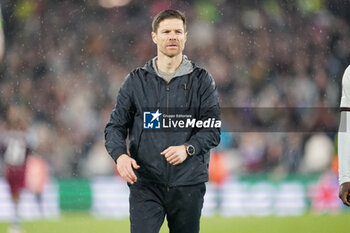 2024-04-18 - Xabi Alonso, Head coach of Bayer Leverkusen after the UEFA Europa League, Quater-Finals, 2nd Leg football match between West Ham United FC and Bayer 04 Leverkusen on 18 April 2024 at London Stadium in London, England - FOOTBALL - EUROPA LEAGUE - WEST HAM V BAYER LEVERKUSEN - UEFA EUROPA LEAGUE - SOCCER