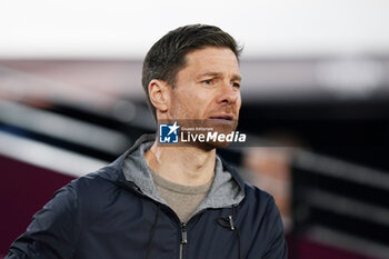 2024-04-18 - Xabi Alonso, Head coach of Bayer Leverkusen during the UEFA Europa League, Quater-Finals, 2nd Leg football match between West Ham United FC and Bayer 04 Leverkusen on 18 April 2024 at London Stadium in London, England - FOOTBALL - EUROPA LEAGUE - WEST HAM V BAYER LEVERKUSEN - UEFA EUROPA LEAGUE - SOCCER