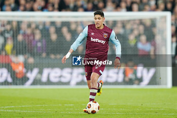2024-04-18 - Edson Alvarez of West Ham during the UEFA Europa League, Quater-Finals, 2nd Leg football match between West Ham United FC and Bayer 04 Leverkusen on 18 April 2024 at London Stadium in London, England - FOOTBALL - EUROPA LEAGUE - WEST HAM V BAYER LEVERKUSEN - UEFA EUROPA LEAGUE - SOCCER