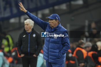 2024-05-02 - Coach of Olympique de Marseille Jean-Louis Gasset during the UEFA Europa League, Semi-finals, 1st leg football match between Olympique de Marseille (OM) and Atalanta Bergame on May 2, 2024 at Velodrome stadium in Marseille, France - FOOTBALL - EUROPA LEAGUE - MARSEILLE V ATALANTA - UEFA EUROPA LEAGUE - SOCCER