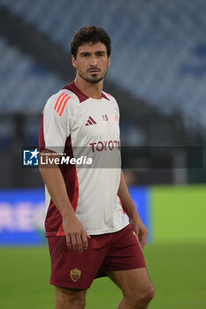 2024-10-24 - AS Roma's Mats Hummels during the UEFA Europa League 2024-2025  football match between AS Roma and FC Dynamo Kyiv at the Olympic Stadium in Rome on October 24, 2024. - AS ROMA VS FC DYNAMO KYIV - UEFA EUROPA LEAGUE - SOCCER