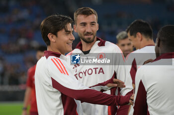 2024-10-24 - Roma’s Paulo Dybala during the UEFA Europa League 2024-2025  football match between AS Roma and FC Dynamo Kyiv at the Olympic Stadium in Rome on October 24, 2024. - AS ROMA VS FC DYNAMO KYIV - UEFA EUROPA LEAGUE - SOCCER