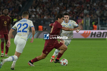 2024-10-24 - Roma’s Paulo Dybala during the UEFA Europa League 2024-2025  football match between AS Roma and FC Dynamo Kyiv at the Olympic Stadium in Rome on October 24, 2024. - AS ROMA VS FC DYNAMO KYIV - UEFA EUROPA LEAGUE - SOCCER