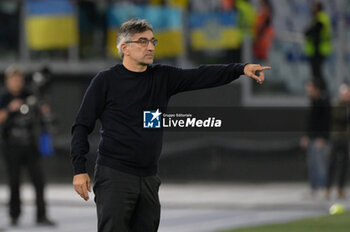 2024-10-24 - Roma’s head coach Ivan Juric during the UEFA Europa League 2024-2025  football match between AS Roma and FC Dynamo Kyiv at the Olympic Stadium in Rome on October 24, 2024. - AS ROMA VS FC DYNAMO KYIV - UEFA EUROPA LEAGUE - SOCCER