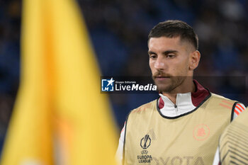 2024-10-24 - Roma’s Lorenzo Pellegrini during the UEFA Europa League 2024-2025  football match between AS Roma and FC Dynamo Kyiv at the Olympic Stadium in Rome on October 24, 2024. - AS ROMA VS FC DYNAMO KYIV - UEFA EUROPA LEAGUE - SOCCER