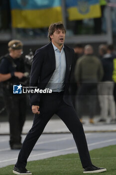 2024-10-24 - Dynamo Kyiv's head coach Oleksandr Shovkovskyi during the UEFA Europa League 2024-2025  football match between AS Roma and FC Dynamo Kyiv at the Olympic Stadium in Rome on October 24, 2024. - AS ROMA VS FC DYNAMO KYIV - UEFA EUROPA LEAGUE - SOCCER