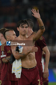 2024-10-24 - Roma’s Paulo Dybala during the UEFA Europa League 2024-2025  football match between AS Roma and FC Dynamo Kyiv at the Olympic Stadium in Rome on October 24, 2024. - AS ROMA VS FC DYNAMO KYIV - UEFA EUROPA LEAGUE - SOCCER