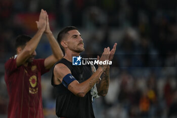 2024-10-24 - Roma’s Lorenzo Pellegrini during the UEFA Europa League 2024-2025  football match between AS Roma and FC Dynamo Kyiv at the Olympic Stadium in Rome on October 24, 2024. - AS ROMA VS FC DYNAMO KYIV - UEFA EUROPA LEAGUE - SOCCER