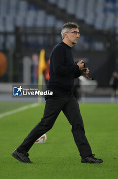 2024-10-24 - Roma’s head coach Ivan Juric during the UEFA Europa League 2024-2025  football match between AS Roma and FC Dynamo Kyiv at the Olympic Stadium in Rome on October 24, 2024. - AS ROMA VS FC DYNAMO KYIV - UEFA EUROPA LEAGUE - SOCCER