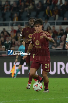 2024-10-24 - Roma’s Paulo Dybala during the UEFA Europa League 2024-2025  football match between AS Roma and FC Dynamo Kyiv at the Olympic Stadium in Rome on October 24, 2024. - AS ROMA VS FC DYNAMO KYIV - UEFA EUROPA LEAGUE - SOCCER