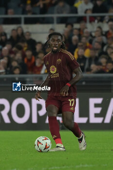 2024-10-24 - Roma’s Manu Kone’ during the UEFA Europa League 2024-2025  football match between AS Roma and FC Dynamo Kyiv at the Olympic Stadium in Rome on October 24, 2024. - AS ROMA VS FC DYNAMO KYIV - UEFA EUROPA LEAGUE - SOCCER