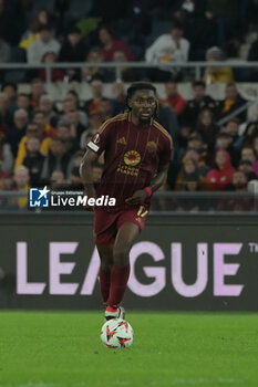 2024-10-24 - Roma’s Manu Kone’ during the UEFA Europa League 2024-2025  football match between AS Roma and FC Dynamo Kyiv at the Olympic Stadium in Rome on October 24, 2024. - AS ROMA VS FC DYNAMO KYIV - UEFA EUROPA LEAGUE - SOCCER