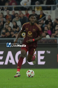 2024-10-24 - Roma’s Manu Kone’ during the UEFA Europa League 2024-2025  football match between AS Roma and FC Dynamo Kyiv at the Olympic Stadium in Rome on October 24, 2024. - AS ROMA VS FC DYNAMO KYIV - UEFA EUROPA LEAGUE - SOCCER