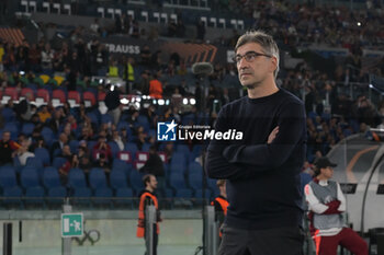 2024-10-24 - Roma’s head coach Ivan Juric during the UEFA Europa League 2024-2025  football match between AS Roma and FC Dynamo Kyiv at the Olympic Stadium in Rome on October 24, 2024. - AS ROMA VS FC DYNAMO KYIV - UEFA EUROPA LEAGUE - SOCCER