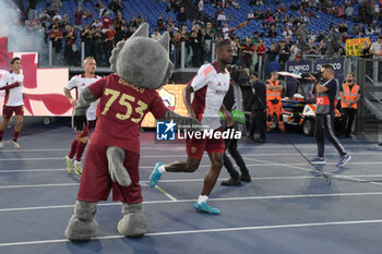 2024-10-24 - Roma’s Evan Ndicka during the UEFA Europa League 2024-2025  football match between AS Roma and FC Dynamo Kyiv at the Olympic Stadium in Rome on October 24, 2024. - AS ROMA VS FC DYNAMO KYIV - UEFA EUROPA LEAGUE - SOCCER