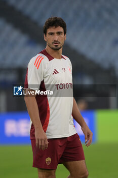 2024-10-24 - AS Roma's Mats Hummels during the UEFA Europa League 2024-2025  football match between AS Roma and FC Dynamo Kyiv at the Olympic Stadium in Rome on October 24, 2024. - AS ROMA VS FC DYNAMO KYIV - UEFA EUROPA LEAGUE - SOCCER