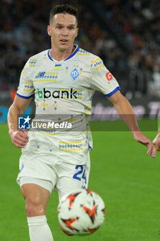 2024-10-24 - Dynamo Kyiv's Oleksandr Tymchyk during the UEFA Europa League 2024-2025  football match between AS Roma and FC Dynamo Kyiv at the Olympic Stadium in Rome on October 24, 2024. - AS ROMA VS FC DYNAMO KYIV - UEFA EUROPA LEAGUE - SOCCER