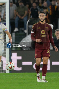 2024-10-24 - Roma’s  during the UEFA Europa League 2024-2025  football match between AS Roma and FC Dynamo Kyiv at the Olympic Stadium in Rome on October 24, 2024. - AS ROMA VS FC DYNAMO KYIV - UEFA EUROPA LEAGUE - SOCCER