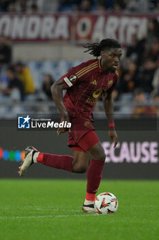 2024-10-24 - Roma’s Manu Kone’ during the UEFA Europa League 2024-2025  football match between AS Roma and FC Dynamo Kyiv at the Olympic Stadium in Rome on October 24, 2024. - AS ROMA VS FC DYNAMO KYIV - UEFA EUROPA LEAGUE - SOCCER