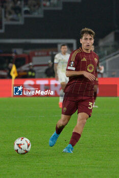 2024-10-24 - Roma’s Tommaso Baldanzi during the UEFA Europa League 2024-2025  football match between AS Roma and FC Dynamo Kyiv at the Olympic Stadium in Rome on October 24, 2024. - AS ROMA VS FC DYNAMO KYIV - UEFA EUROPA LEAGUE - SOCCER