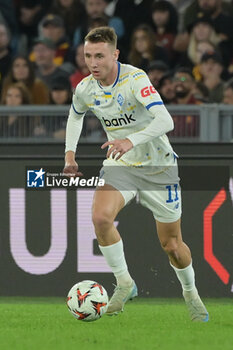 2024-10-24 - Dynamo Kyiv's Vladyslav Vanat during the UEFA Europa League 2024-2025  football match between AS Roma and FC Dynamo Kyiv at the Olympic Stadium in Rome on October 24, 2024. - AS ROMA VS FC DYNAMO KYIV - UEFA EUROPA LEAGUE - SOCCER