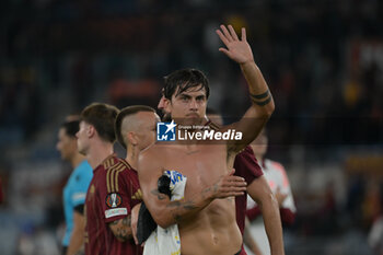 2024-10-24 - Roma’s Paulo Dybala during the UEFA Europa League 2024-2025  football match between AS Roma and FC Dynamo Kyiv at the Olympic Stadium in Rome on October 24, 2024. - AS ROMA VS FC DYNAMO KYIV - UEFA EUROPA LEAGUE - SOCCER