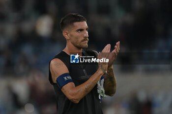 2024-10-24 - Roma’s Lorenzo Pellegrini during the UEFA Europa League 2024-2025  football match between AS Roma and FC Dynamo Kyiv at the Olympic Stadium in Rome on October 24, 2024. - AS ROMA VS FC DYNAMO KYIV - UEFA EUROPA LEAGUE - SOCCER