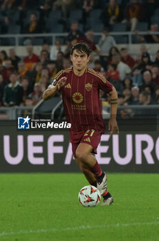 2024-10-24 - Roma’s Paulo Dybala during the UEFA Europa League 2024-2025  football match between AS Roma and FC Dynamo Kyiv at the Olympic Stadium in Rome on October 24, 2024. - AS ROMA VS FC DYNAMO KYIV - UEFA EUROPA LEAGUE - SOCCER