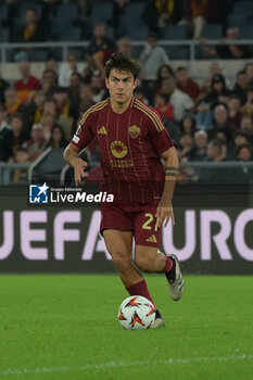 2024-10-24 - Roma’s Paulo Dybala during the UEFA Europa League 2024-2025  football match between AS Roma and FC Dynamo Kyiv at the Olympic Stadium in Rome on October 24, 2024. - AS ROMA VS FC DYNAMO KYIV - UEFA EUROPA LEAGUE - SOCCER