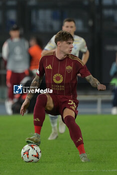 2024-10-24 - Roma’s Nicola Zalewski during the UEFA Europa League 2024-2025  football match between AS Roma and FC Dynamo Kyiv at the Olympic Stadium in Rome on October 24, 2024. - AS ROMA VS FC DYNAMO KYIV - UEFA EUROPA LEAGUE - SOCCER