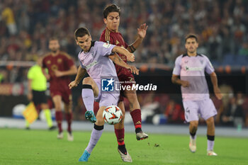 2024-09-26 - Rome, Italy 26.9.2024: R.De Galarreta of Athletic Bilbao, Paulo Dybala of Roma during the UEFA Europa League 2024-2025 day 1, football match between AS Roma vs Athletic Club Bilbao at Olympic Stadium in Rome. - AS ROMA VS ATHLETIC BILBAO - UEFA EUROPA LEAGUE - SOCCER