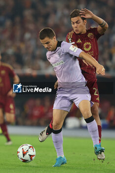 2024-09-26 - Rome, Italy 26.9.2024: R.De Galarreta of Athletic Bilbao, Paulo Dybala of Roma during the UEFA Europa League 2024-2025 day 1, football match between AS Roma vs Athletic Club Bilbao at Olympic Stadium in Rome. - AS ROMA VS ATHLETIC BILBAO - UEFA EUROPA LEAGUE - SOCCER