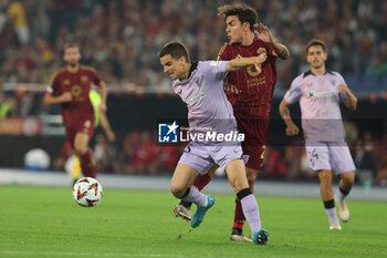 2024-09-26 - Rome, Italy 26.9.2024: R.De Galarreta of Athletic Bilbao, Paulo Dybala of Roma during the UEFA Europa League 2024-2025 day 1, football match between AS Roma vs Athletic Club Bilbao at Olympic Stadium in Rome. - AS ROMA VS ATHLETIC BILBAO - UEFA EUROPA LEAGUE - SOCCER