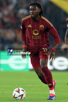 2024-09-26 - Rome, Italy 26.9.2024: Manu Kone of Roma during the UEFA Europa League 2024-2025 day 1, football match between AS Roma vs Athletic Club Bilbao at Olympic Stadium in Rome. - AS ROMA VS ATHLETIC BILBAO - UEFA EUROPA LEAGUE - SOCCER