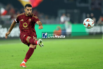 2024-09-26 - Rome, Italy 26.9.2024: Zeki Celik of Roma during the UEFA Europa League 2024-2025 day 1, football match between AS Roma vs Athletic Club Bilbao at Olympic Stadium in Rome. - AS ROMA VS ATHLETIC BILBAO - UEFA EUROPA LEAGUE - SOCCER