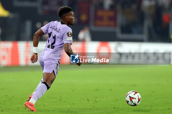 2024-09-26 - Rome, Italy 26.9.2024: A.Djalo of Athletic Bilbao during the UEFA Europa League 2024-2025 day 1, football match between AS Roma vs Athletic Club Bilbao at Olympic Stadium in Rome. - AS ROMA VS ATHLETIC BILBAO - UEFA EUROPA LEAGUE - SOCCER