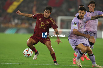 2024-09-26 - Rome, Italy 26.9.2024: Paulo Dybala of Roma during the UEFA Europa League 2024-2025 day 1, football match between AS Roma vs Athletic Club Bilbao at Olympic Stadium in Rome. - AS ROMA VS ATHLETIC BILBAO - UEFA EUROPA LEAGUE - SOCCER