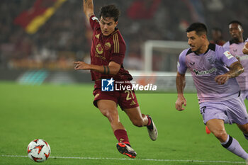 2024-09-26 - Rome, Italy 26.9.2024: Paulo Dybala of Roma during the UEFA Europa League 2024-2025 day 1, football match between AS Roma vs Athletic Club Bilbao at Olympic Stadium in Rome. - AS ROMA VS ATHLETIC BILBAO - UEFA EUROPA LEAGUE - SOCCER