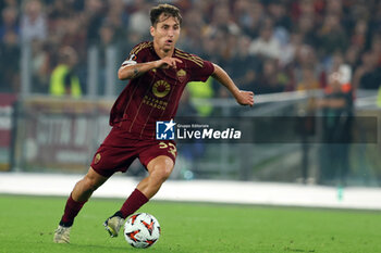 2024-09-26 - Rome, Italy 26.9.2024: Tommaso Baldanzi of Roma during the UEFA Europa League 2024-2025 day 1, football match between AS Roma vs Athletic Club Bilbao at Olympic Stadium in Rome. - AS ROMA VS ATHLETIC BILBAO - UEFA EUROPA LEAGUE - SOCCER